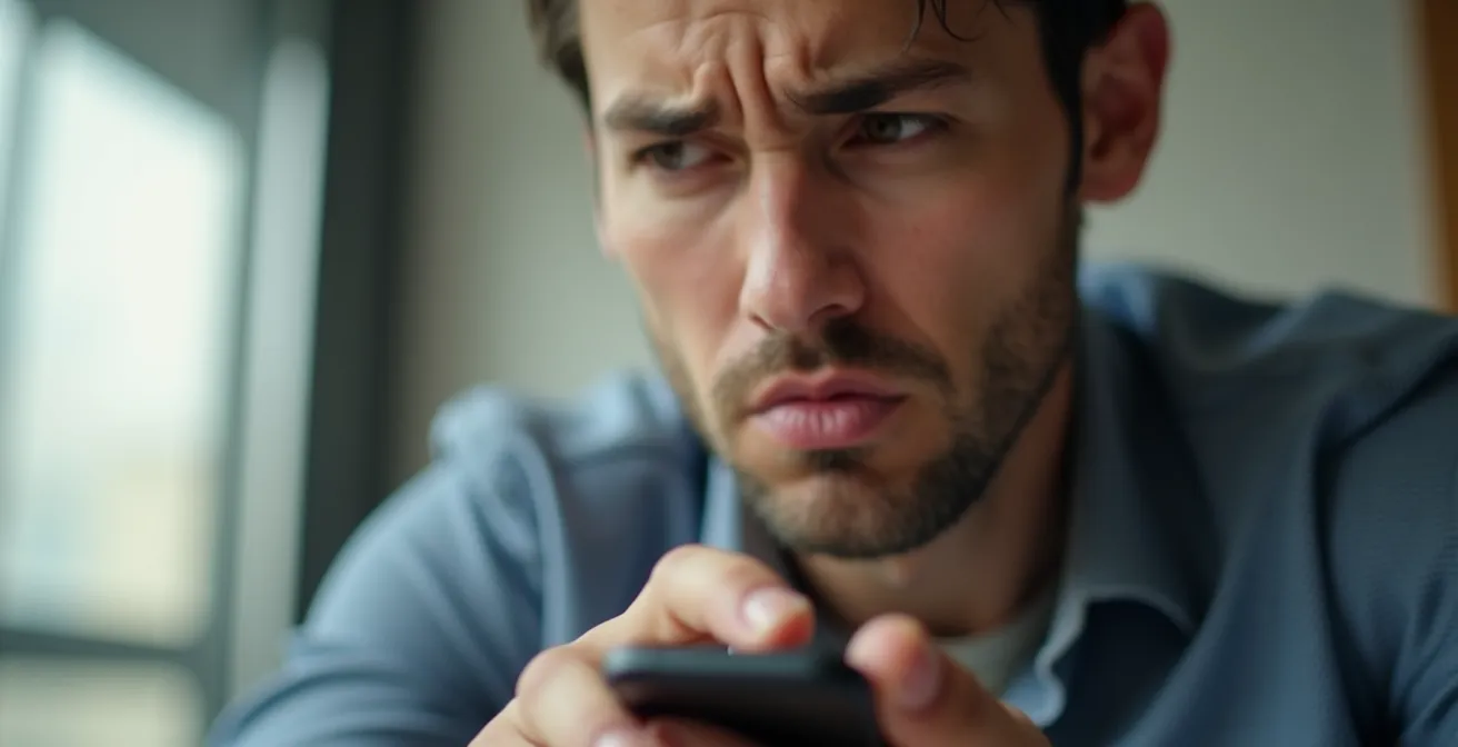 Démonstration visuelle d'un décalage d'interface sur mobile causant une erreur de clic