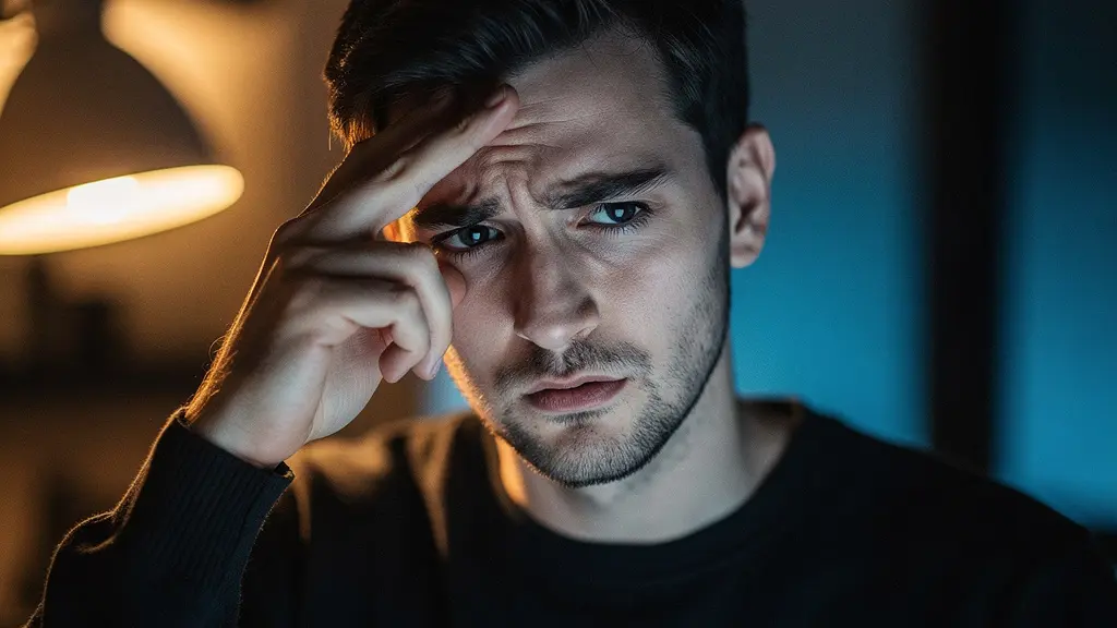 Portrait rapproché d'un développeur concentré devant un écran flou en arrière-plan, illustrant la tension entre rapidité et qualité dans le développement logiciel