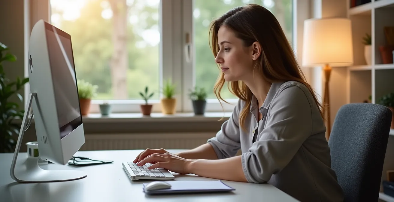 Vue d'une landing page avec ligne de flottaison optimisée pour la conversion en 3 secondes