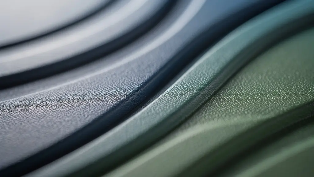 Gros plan macro sur des boutons d'interface avec textures et reflets lumineux