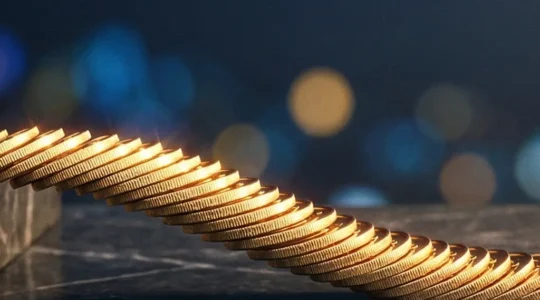 Illustration conceptuelle représentant la transition d'un modèle de vente unique vers un modèle d'abonnement récurrent dans le monde digital