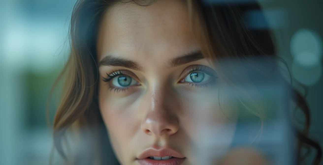 Illustration symbolique du paradoxe de la perfection dans la confiance en ligne